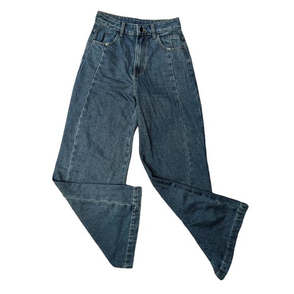 CIDER High waist solid wide leg jeans Size XS - Picture 1 of 5